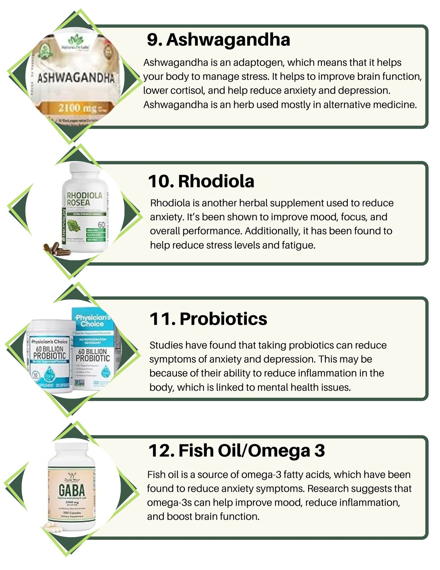 Vitamin Guide for Anxiety