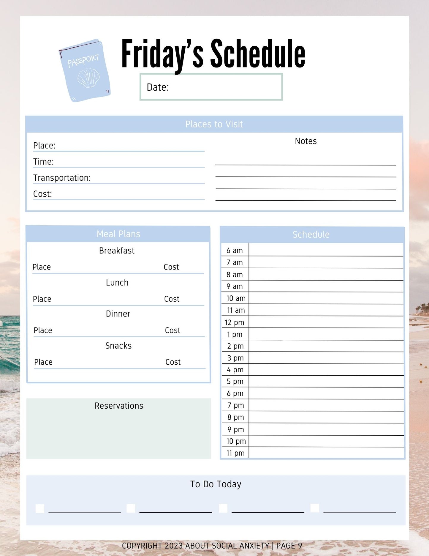DIY Mental Health Retreat Planner